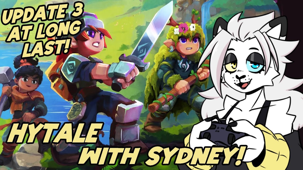 🔴Hytale Update 3 - with Sydney! - Taming animals, exploring further!