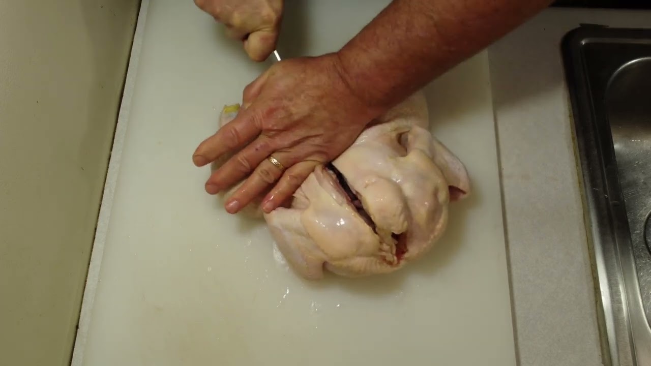 Spatchcock Chicken with a Chef's Knife and Brine