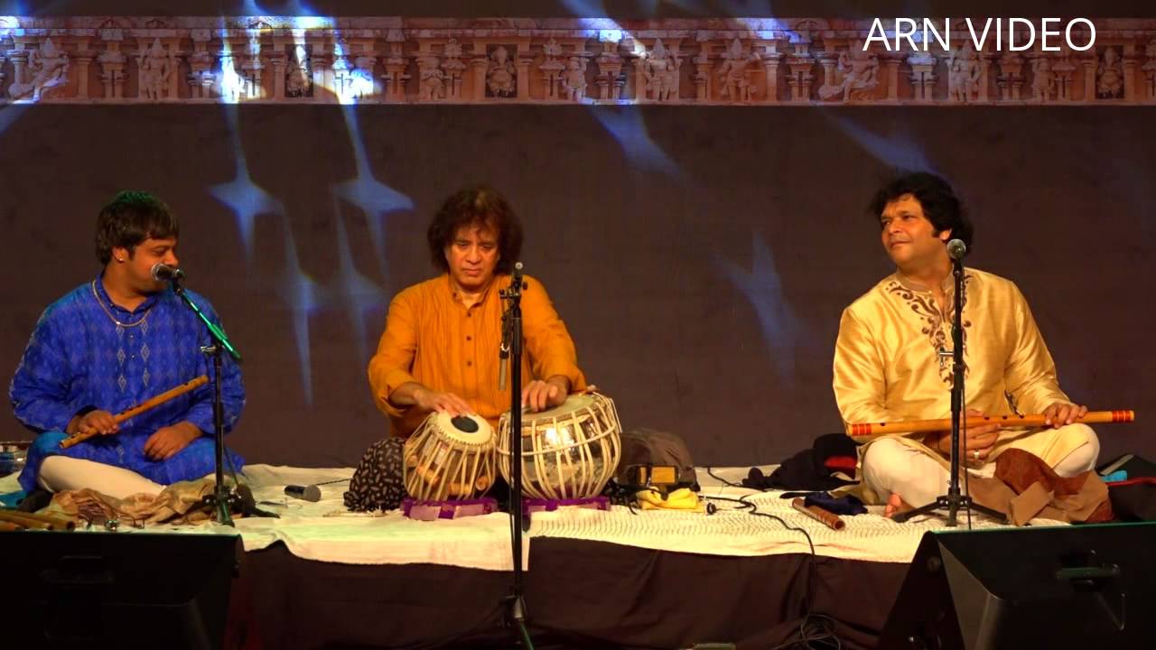 Ustad Zakir Hussain, Shashank Subramanyam - Rakesh Chaurasia Jugalbandhi