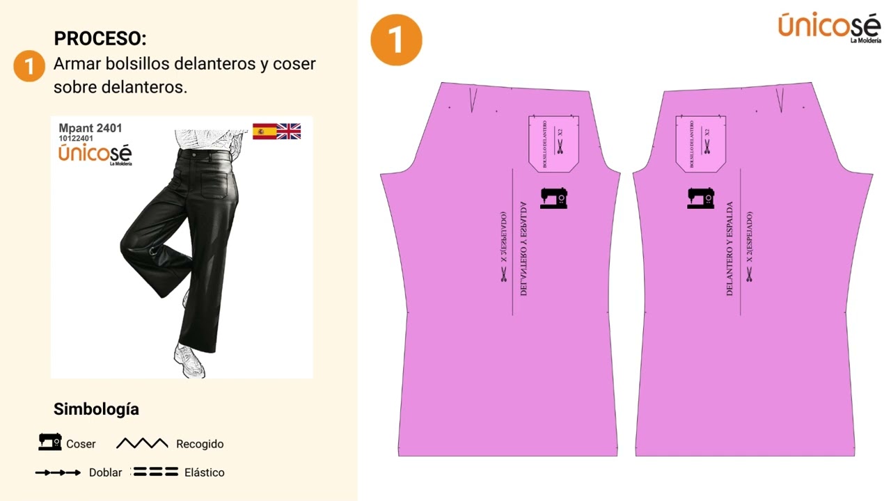 ¡Estilo sin límites! Molde de pantalón sin costura para mujeres audaces. ✂️💃