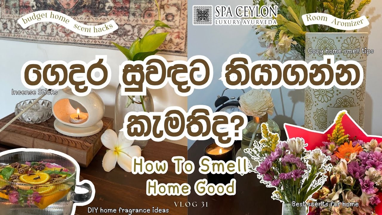 නිවස සුවඳින් පිරෙන්න මේ ක්‍රම ට්‍රයි කරලා බලන්න | Budget-Friendly Ways to Make Your Home Smell Good