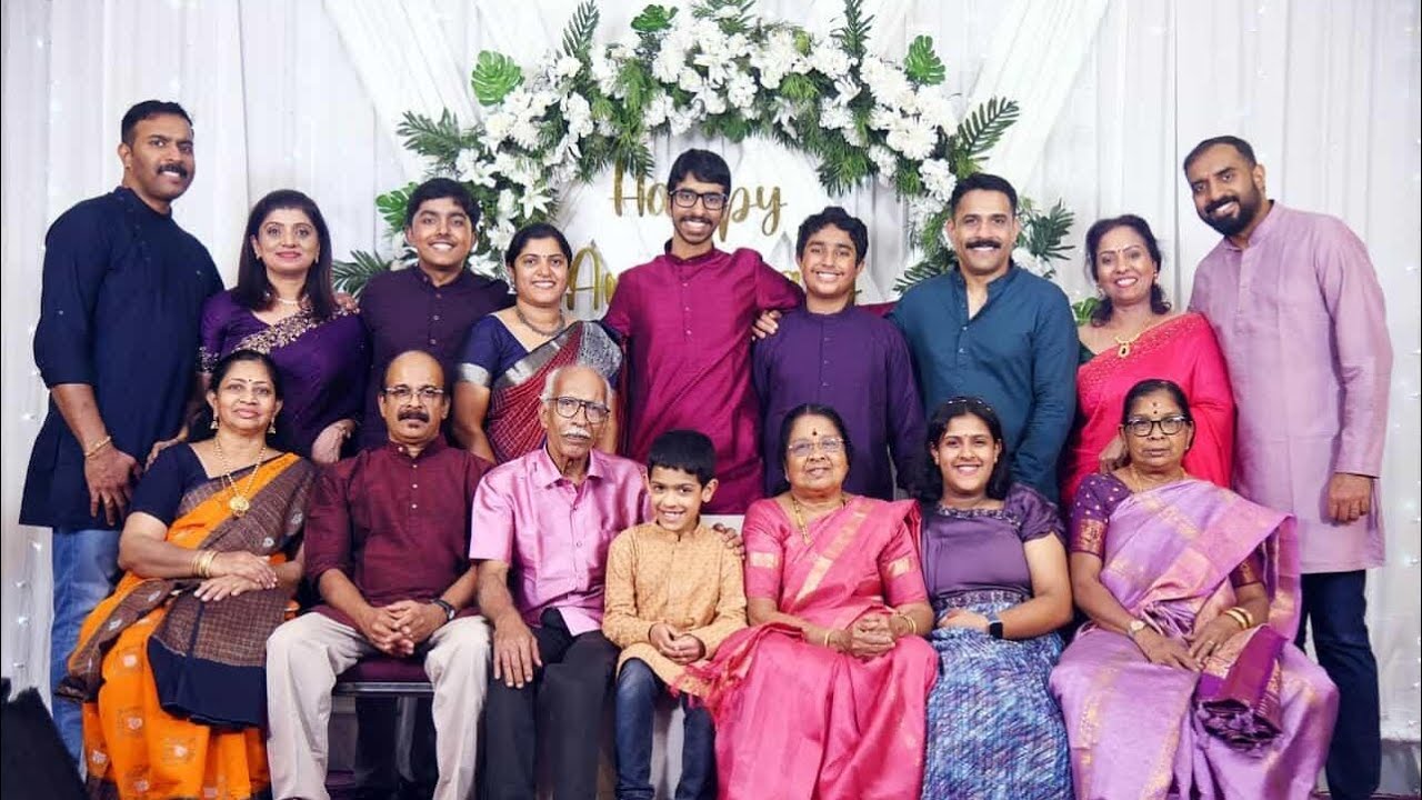 Amma and Achan Anniversary Celebration
