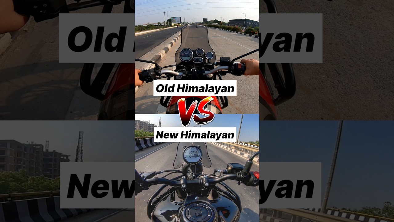 New Himalayan 450 VS Old Himalayan 🔥 Gear challenge #shorts #himalayan450