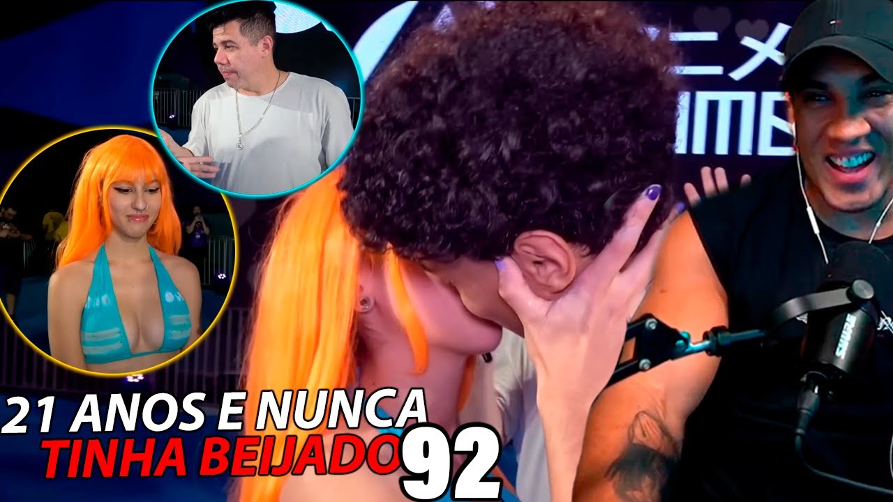 HUDSON AMORIM REAGINDO 21 ANOS E NUNCA TINHA BEIJADO! Muca Muriçoca