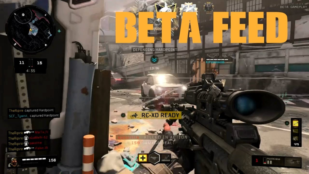 INSANE *BO4* BETA SNIPER FEED! - Ripire