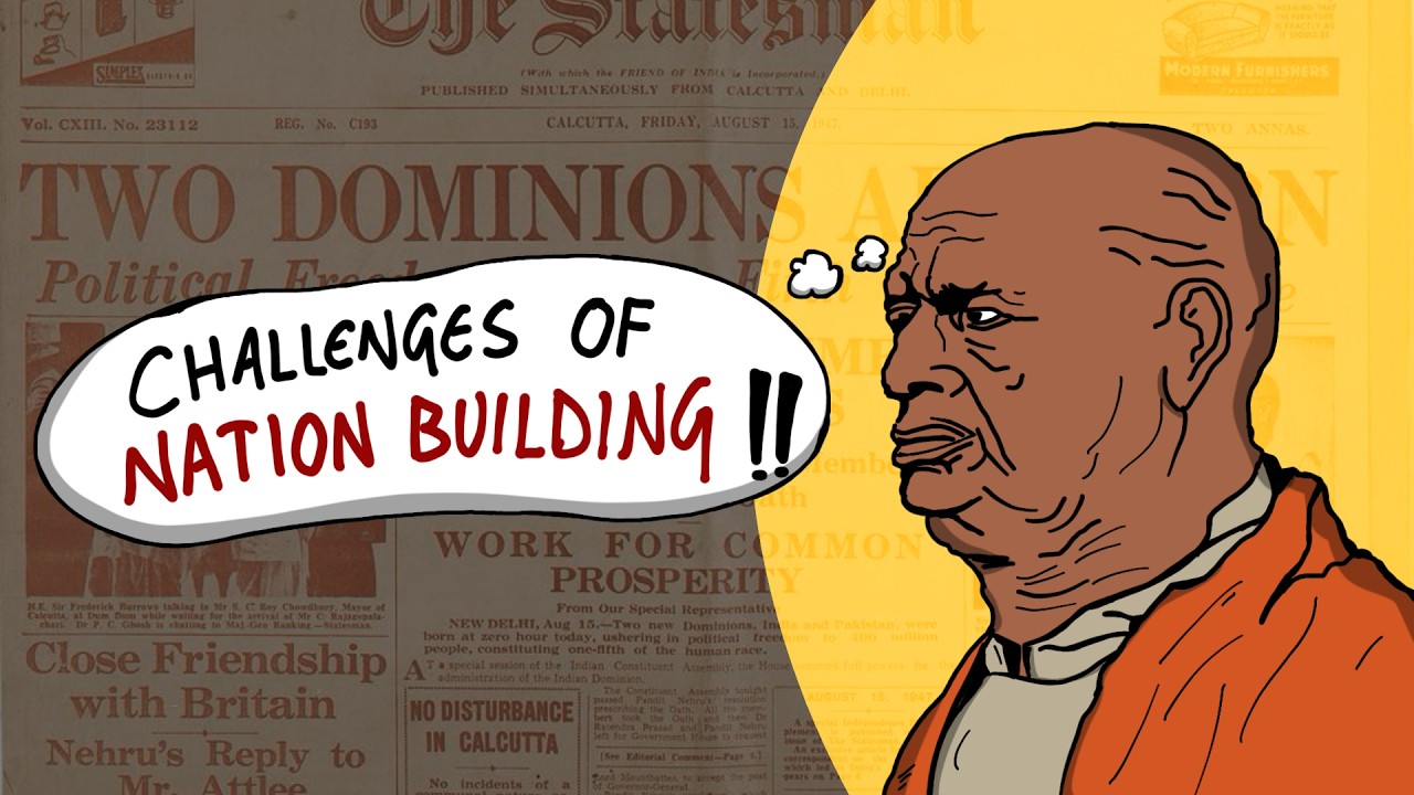Challenges of Nation Building | Polity Class 12 NCERT | Animation