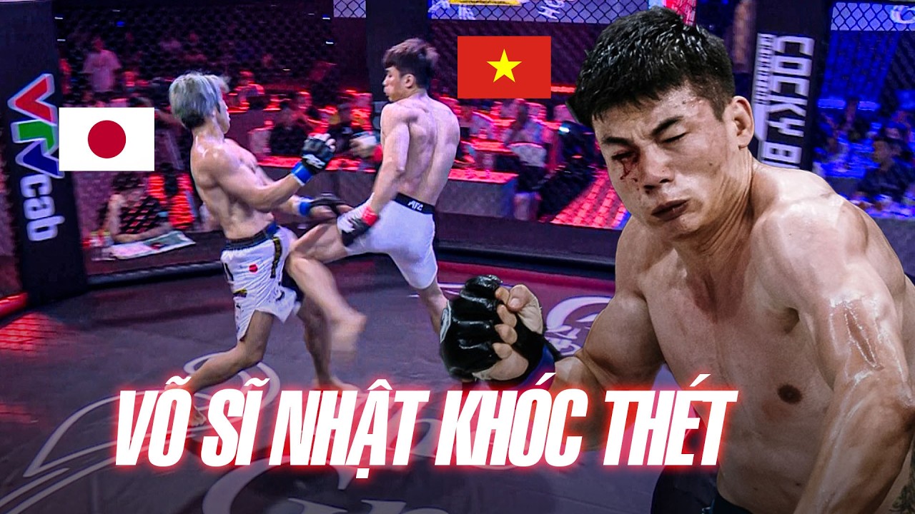 10 Phút võ sĩ Nhật phải KHÓC THÉT trước sức mạnh Quàng Văn Minh và phải dùng chiêu để thắng