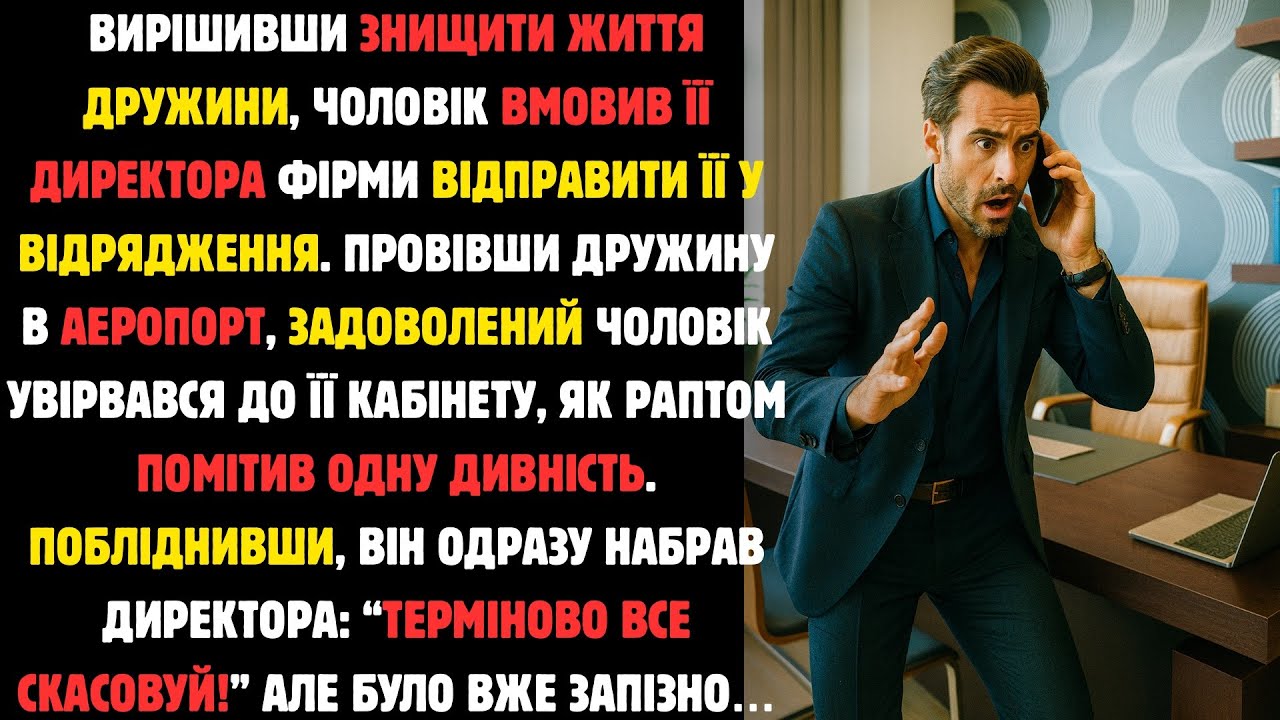 Вирішивши Знищити Життя Дружини, Чоловік Підмовив її Директора Фірми Відправити її У Відрядження...