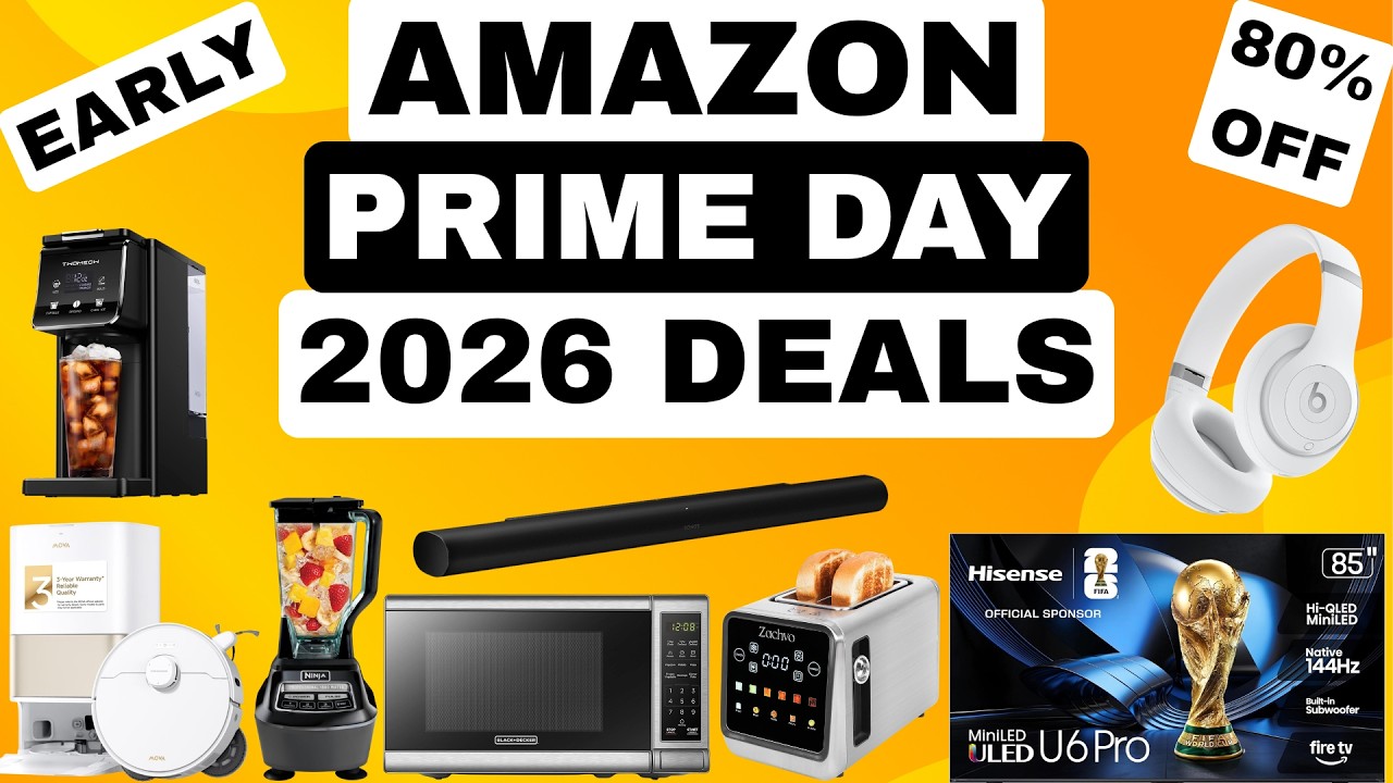 46 выгодных предложений Amazon Prime Day 2026, которые лучше прошлогодних!