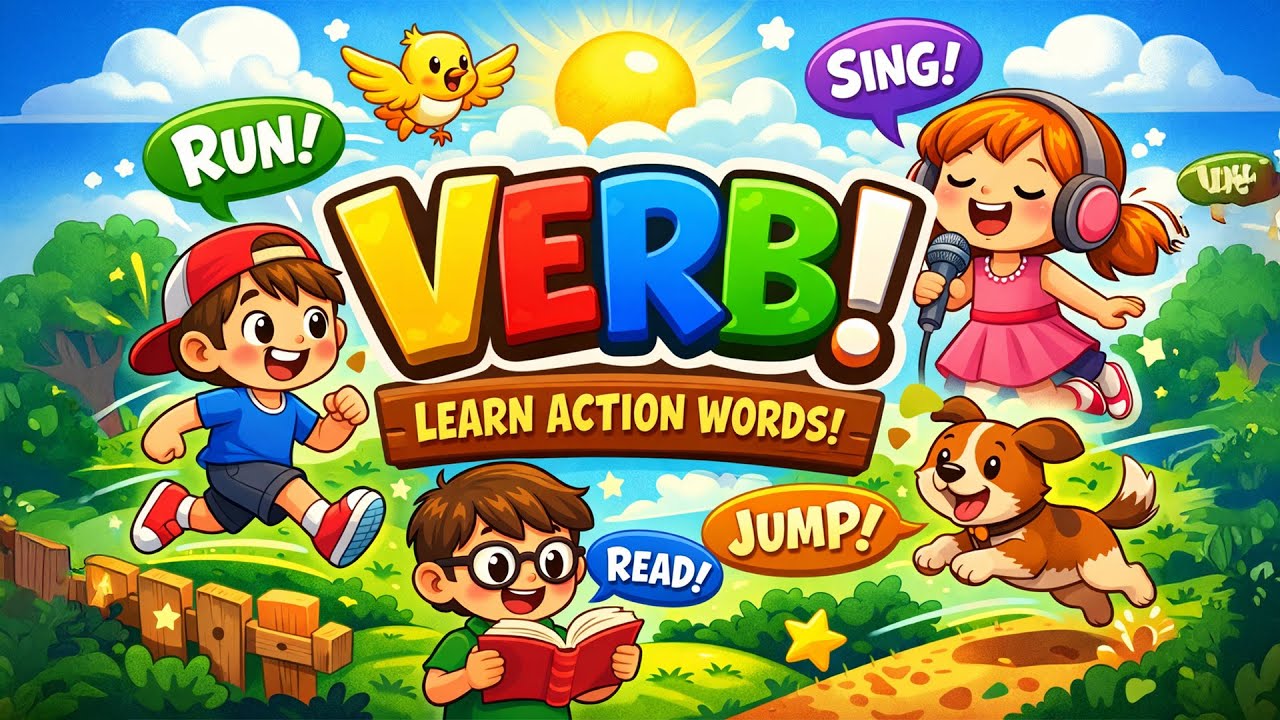 Learn Action Verbs | Fun with Verbs | ChilliPop