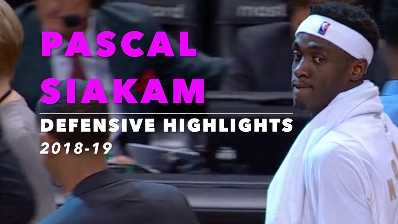 Pascal Siakam Defensive Highlights | 2018-19