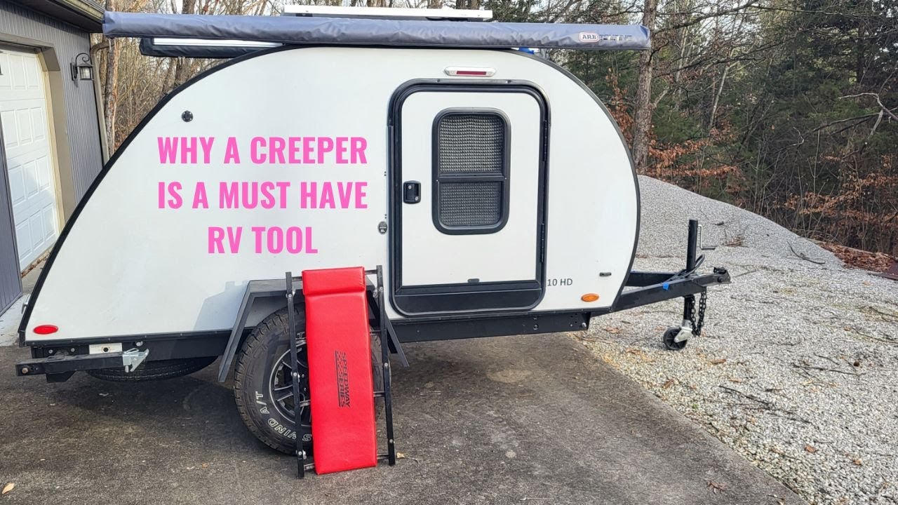 Why a Creeper is a must have RV tool! DIY camper sealing.