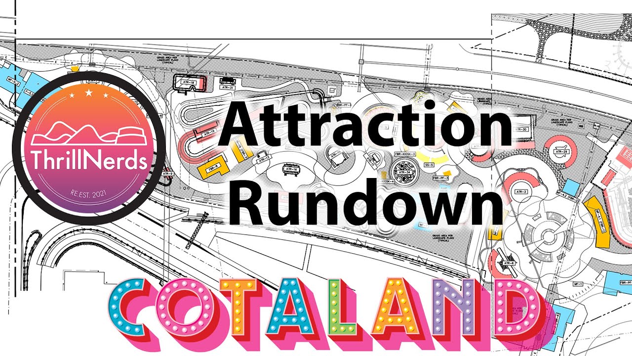 Cotaland Attraction and map rundown! - Follow along with Texas' newest amusement park!