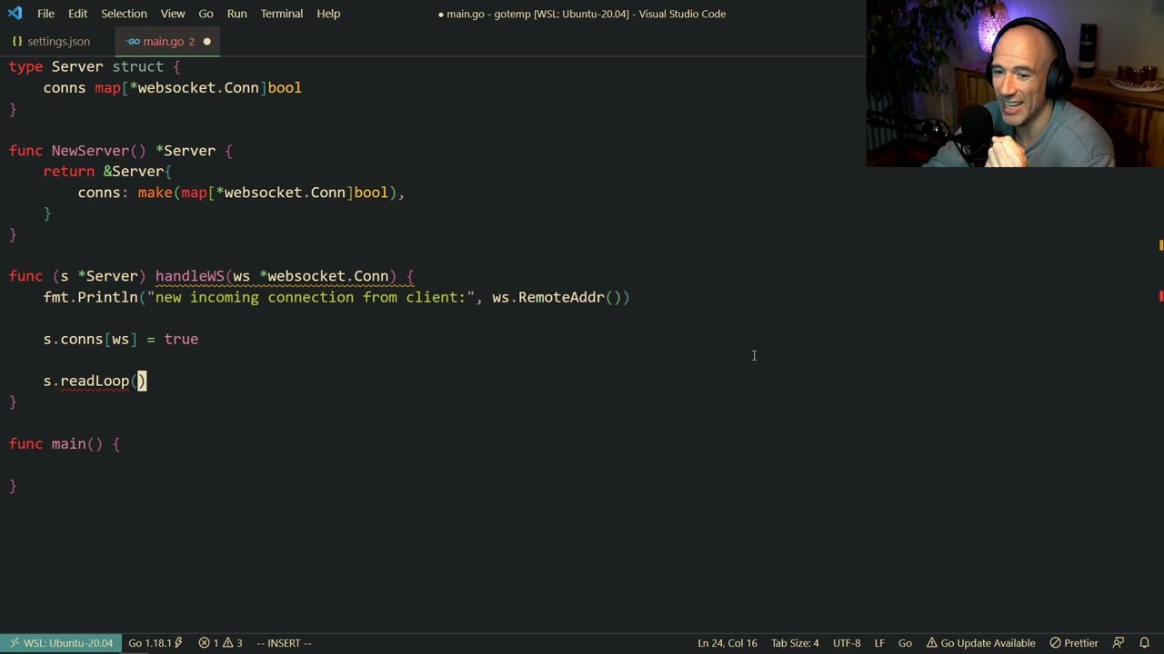 How To Build A Chat And Data Feed With WebSockets In Golang?