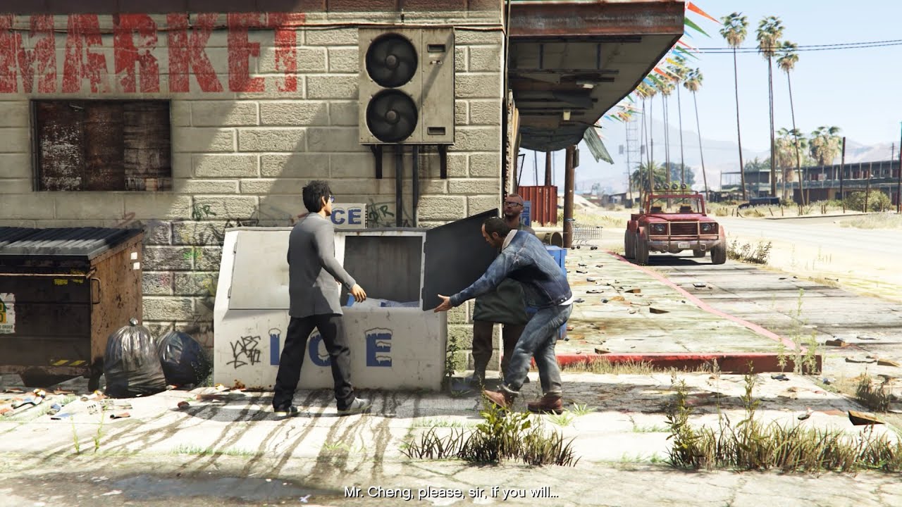 Trevor shows Tao Cheng his storage facilities &ndash; GTA 5