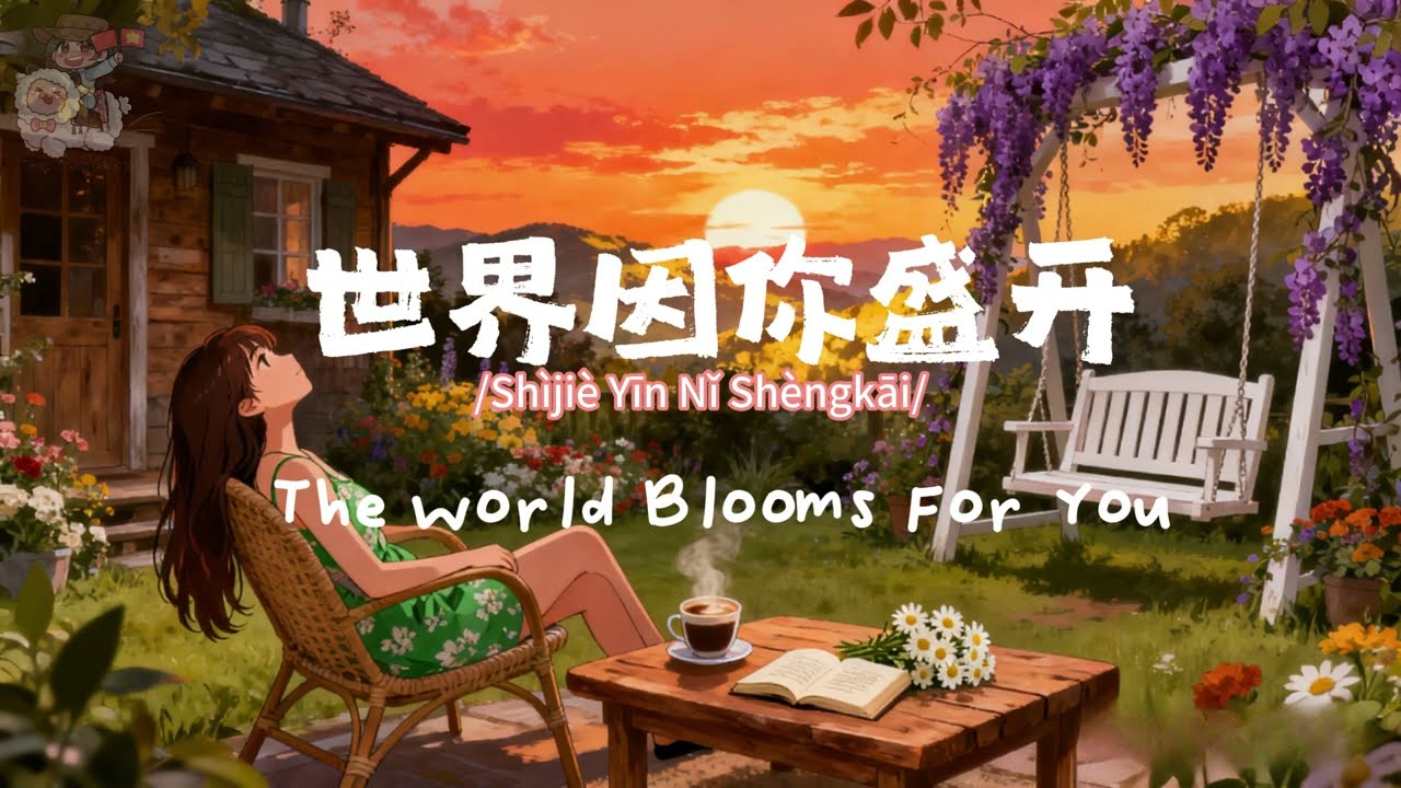 世界因你盛开 [shì jiè yīn nǐ shèng kāi] - Eng-Chinese | Learning Chinese | Học tiếng Trung