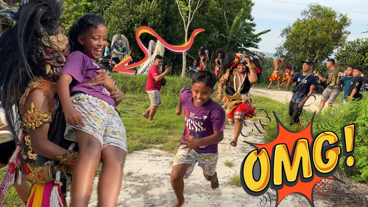 Di Kejar Setanan‼️ Bikin Ketawa! Arak-arakan Barongan Gembong aji joyo live Karang Bogorejo