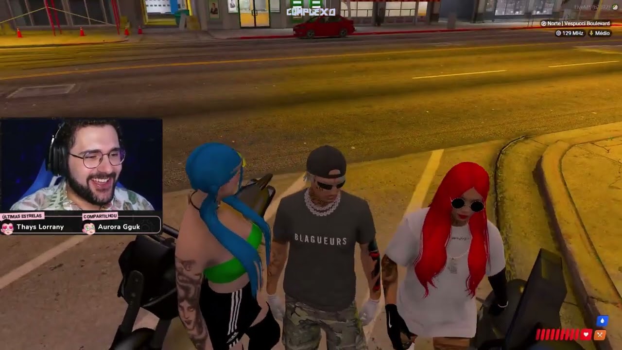 Blue olhando a calcinha do Batata 🥵 Park Tiffany GTA RP