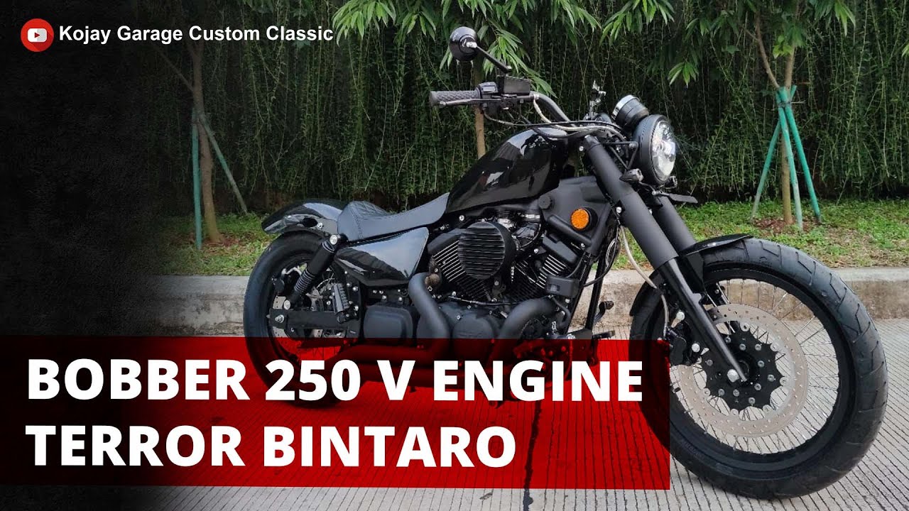 BOBBER SPORTSTER BINTARO ‼️ SM V16 250 V ENGINE TERROR