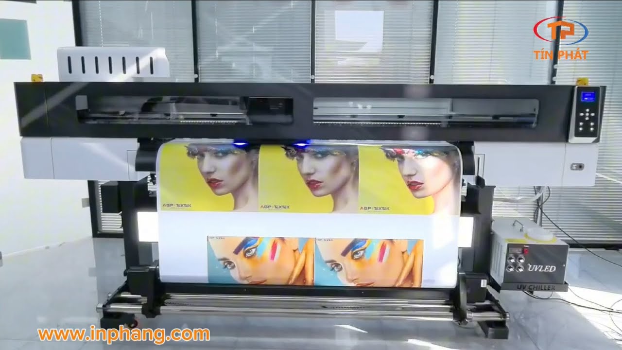 Máy in UV cuộn TEXTEK UV-S1600 