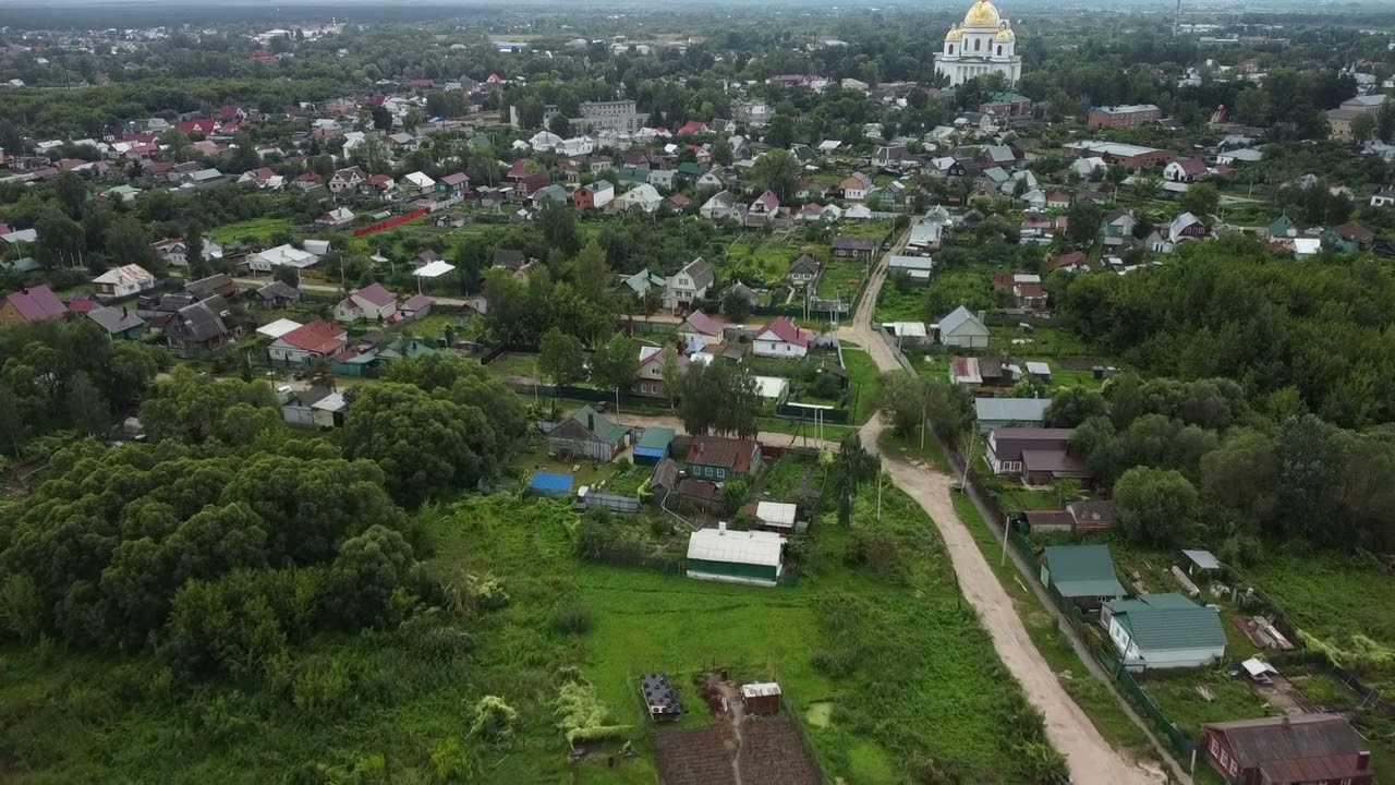 Базевская церковь.ул.Котовского.ул.Энгельса dji mini 2.