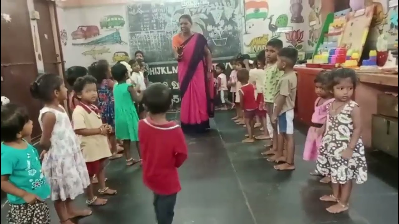 Fruit salad song..@anganwadi....