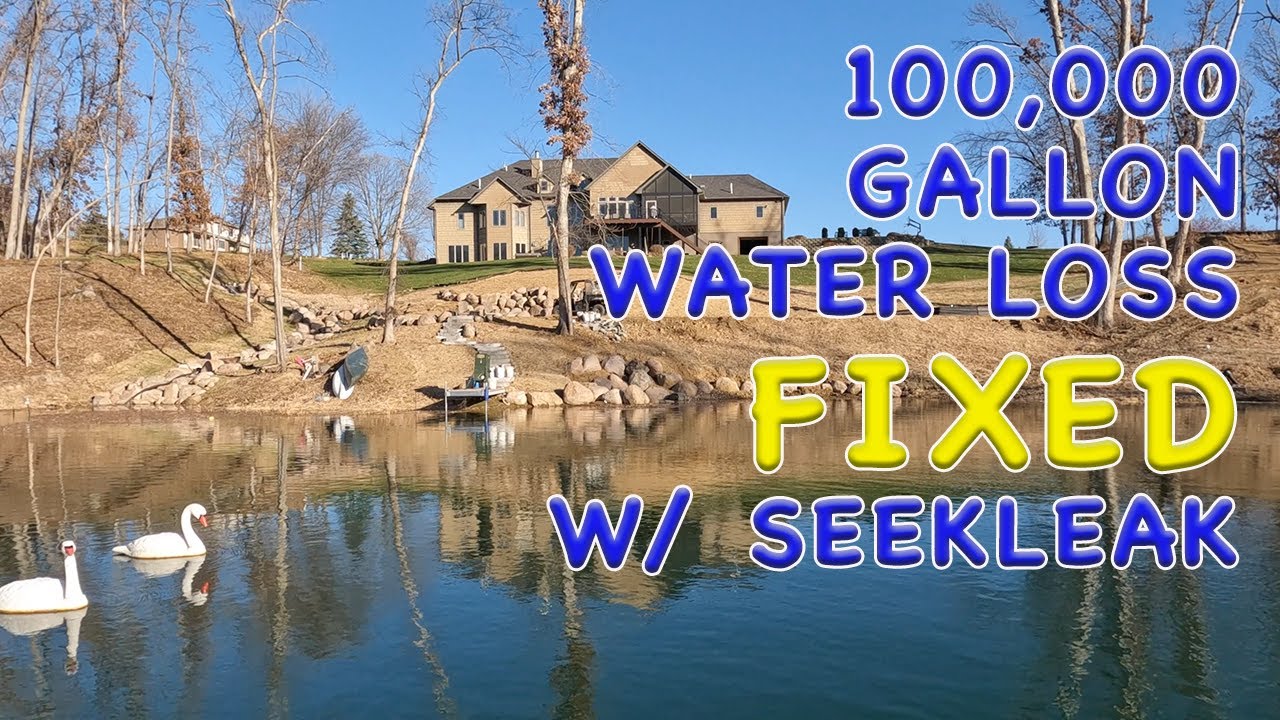 Pond Leak SUCCESS Story - What Losing 100,000 Gallons of Water Per Day Looked Like