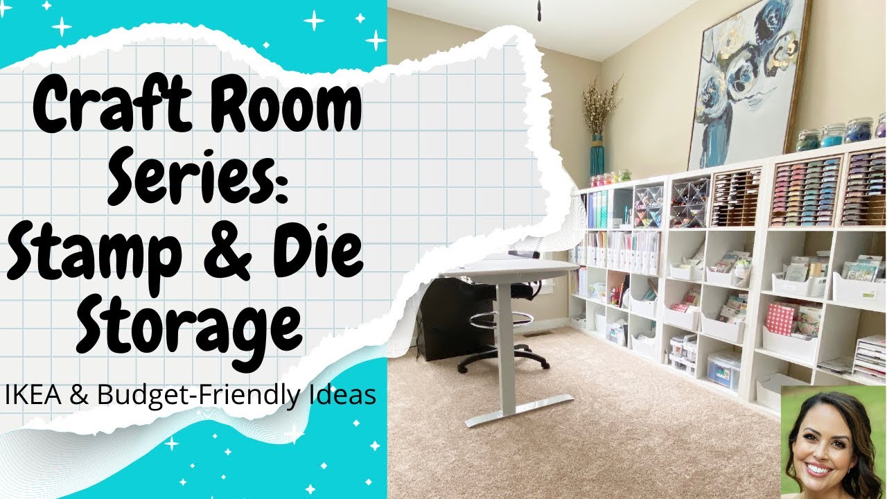 Craft Room Series: Stamp, Die & Stencil Storage // IKEA & Budget-Friendly Ideas #organizationhacks