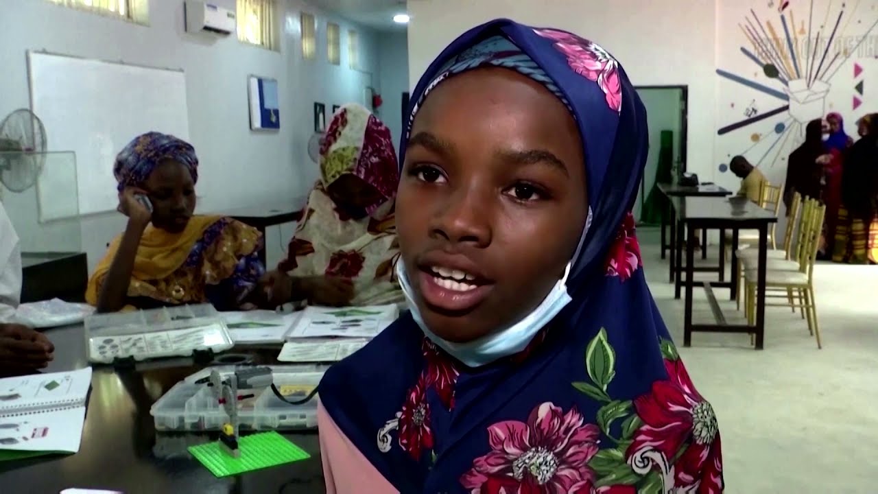 Teenage girls in northern Nigeria learn robotics