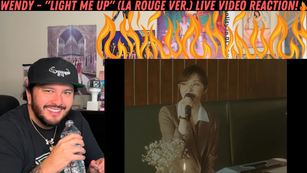 WENDY - "Light Me Up" (La Rouge Ver.) Live Video Reaction!