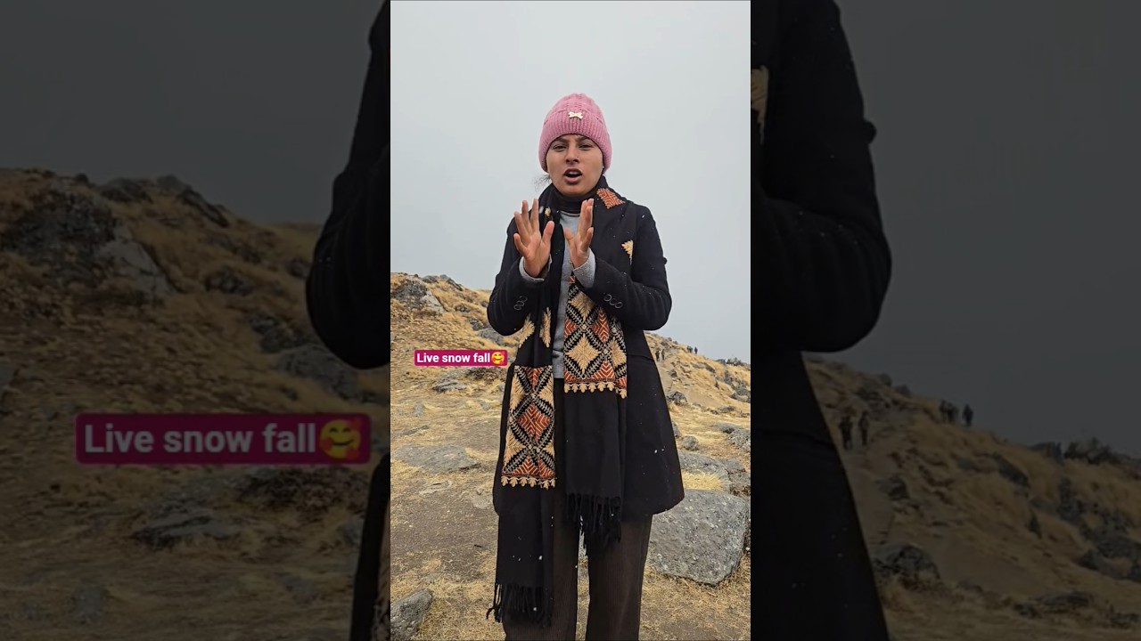 live snow fall♥️।। 