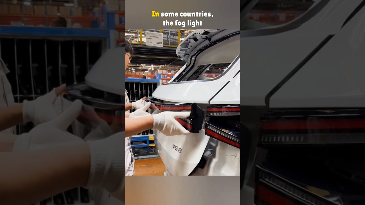 Why Do Some Cars Only Have One Fog Light #assembly #automobile #manufacturing #factorytour