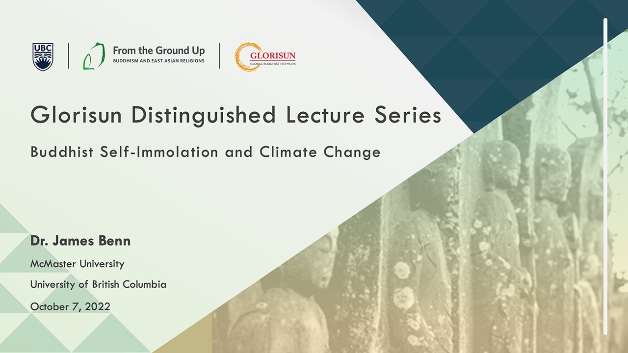 Dr. James Benn Guest Lecture October 7, 2022 at The Liu Institute for Global Issues, and online