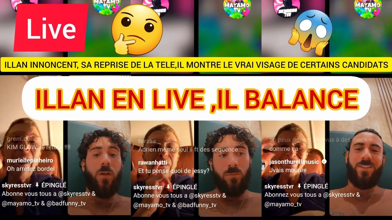 LIVE ILLAN,LINDA DES ANGES ET DES BLOGGERS.ILAN INNONCENT IL BALANCE SUR CERTAINS CANDIDATS,LE CROSS