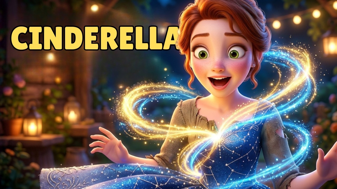 The Story of Cinderella ✨👑 | Full Animated Fairy Tale | Classic Bedtime Story
