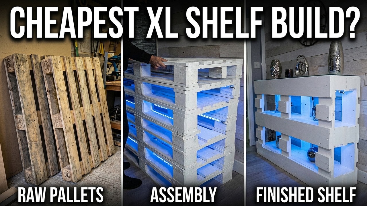 Is This the CHEAPEST Way to Build an XL Pallet Shelf?