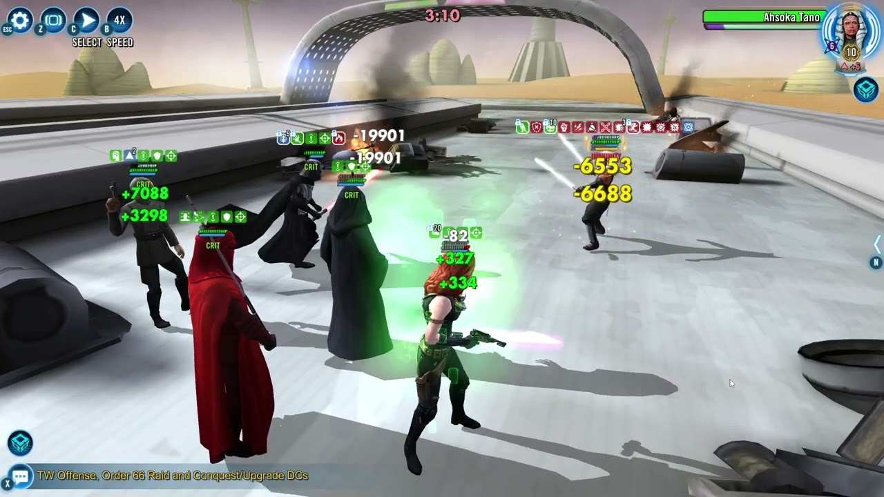 SWGOH - DVDE (FDC) vs GLAT (Huyang DC) - Arena