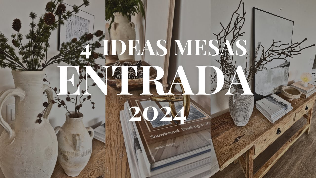 NUEVA DECORACIÓN 2024 || COMO DECORAR DESPUES DE NAVIDAD | IDEAS PARA DECORAR UNA MESA DE ENTRADA