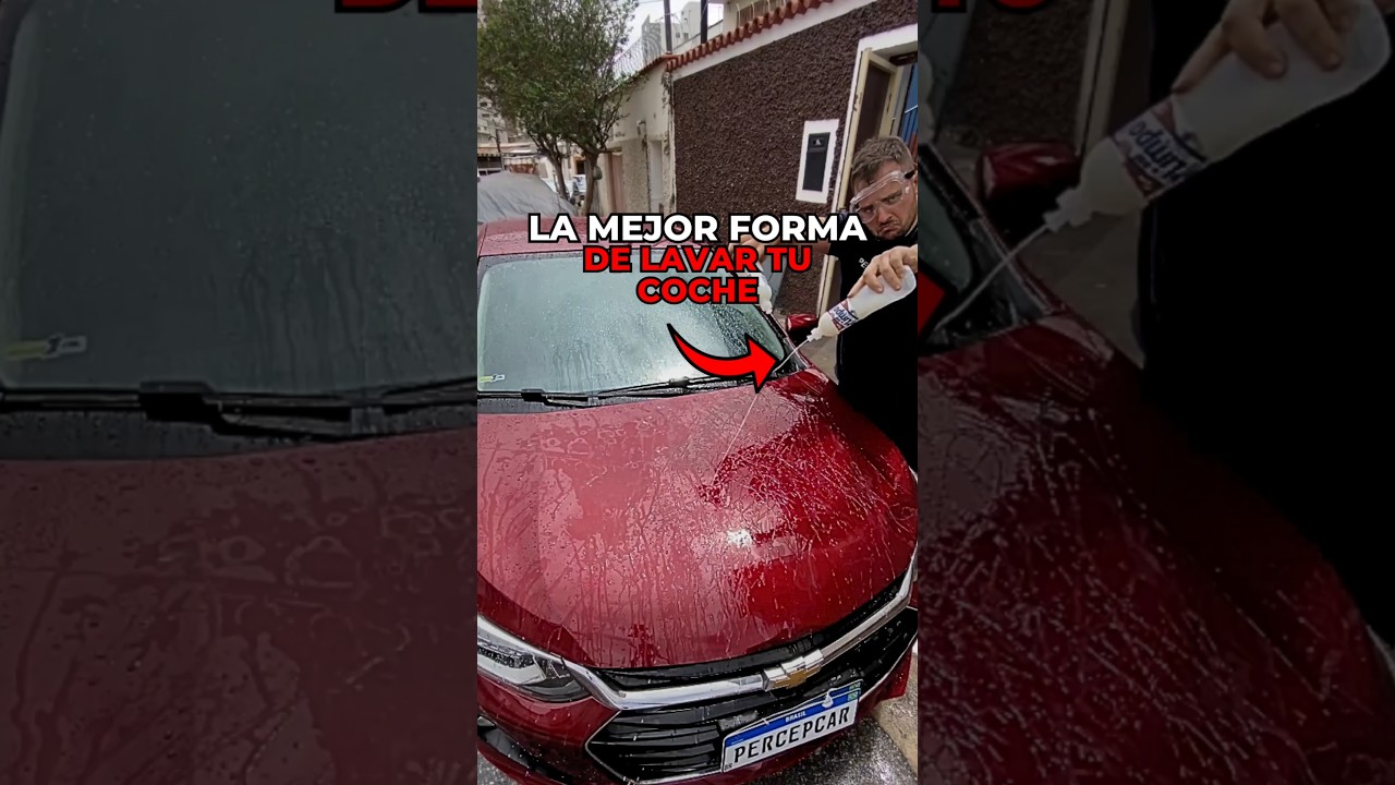 ¡Usa detergente para lavar tu auto ahora! 😱🧽 