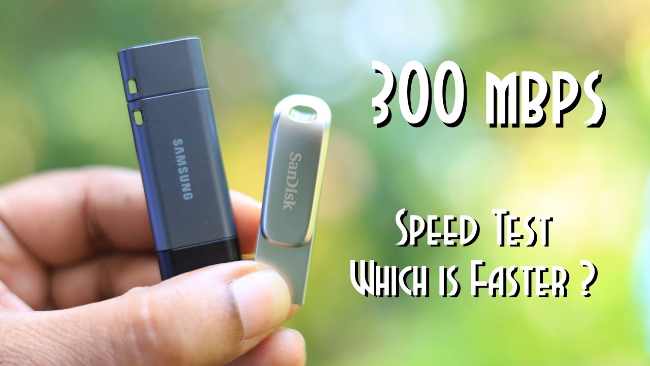 Speed Test - Samsung Duo Plus vs SanDisk Dual Drive Luxe | Which is the fastest Flash Drive?
