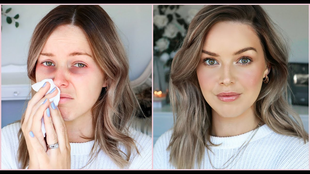 DRAB TO FAB - Makeup for when your Sick AF || Tips & Tricks