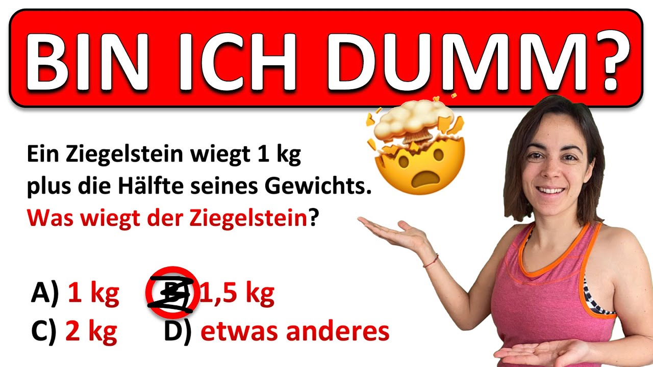 🚀🚀🚀 Die MEISTEN antworten auf diese Frage FALSCH! | DU aber NICHT!