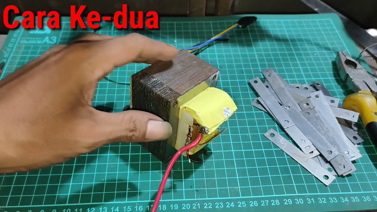 Cara menambah output trafo bekas UPS pro-link, dari 6 volt menjadi 12v, 24v, dan 36v