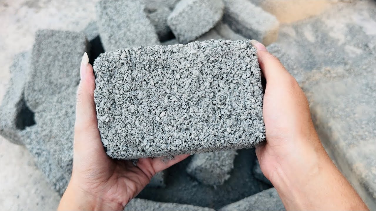 HBD@ Shefali warma ❤️grey concrete dry floor crumbling super satisfying 🔥relaxing video 