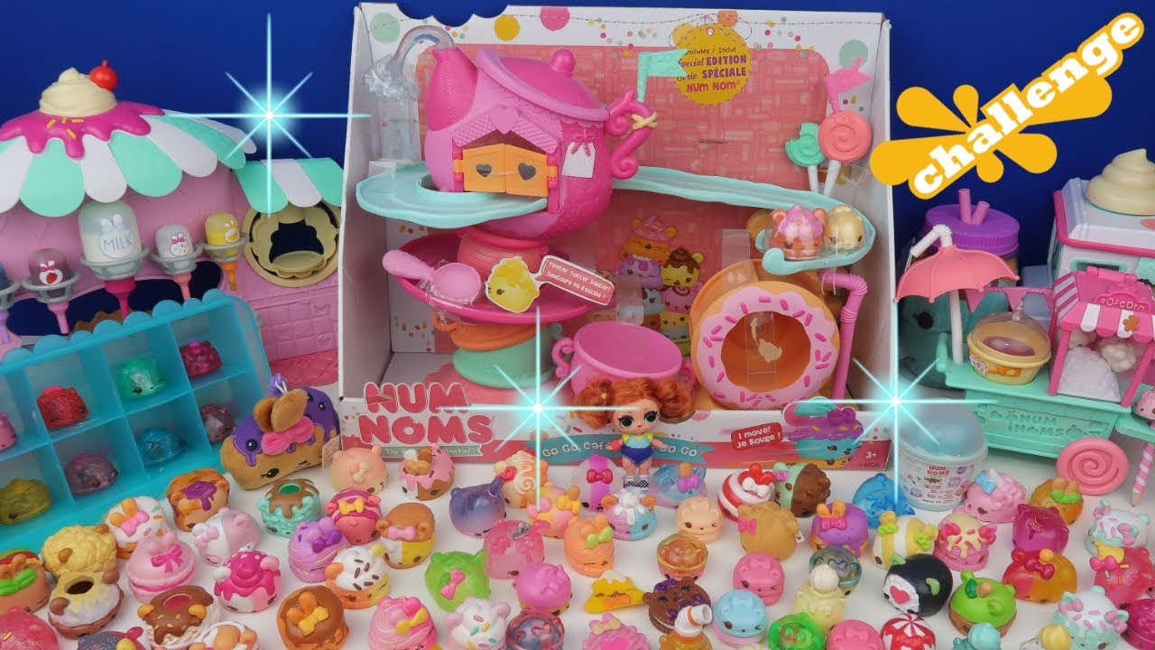 NUM NOMS CAFE Challenge!! NumNoms go go cafe Eğlenceli funny videos Bidünya Oyuncak