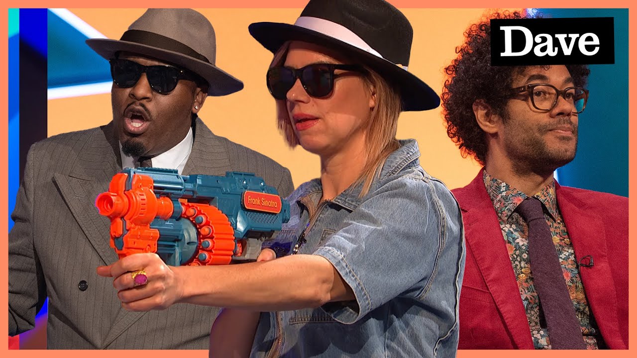 Richard Ayoade Vs Lou Sanders Gangster Trivia Shootout | Question Team | Dave