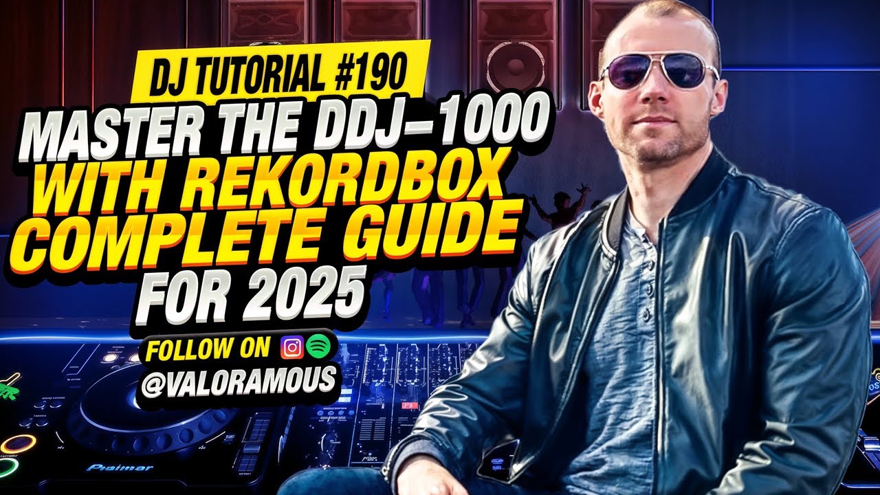DJ Tutorial 190 | Master the DDJ-1000 with Rekordbox &ndash; Complete Guide for 2025 | Valoramous