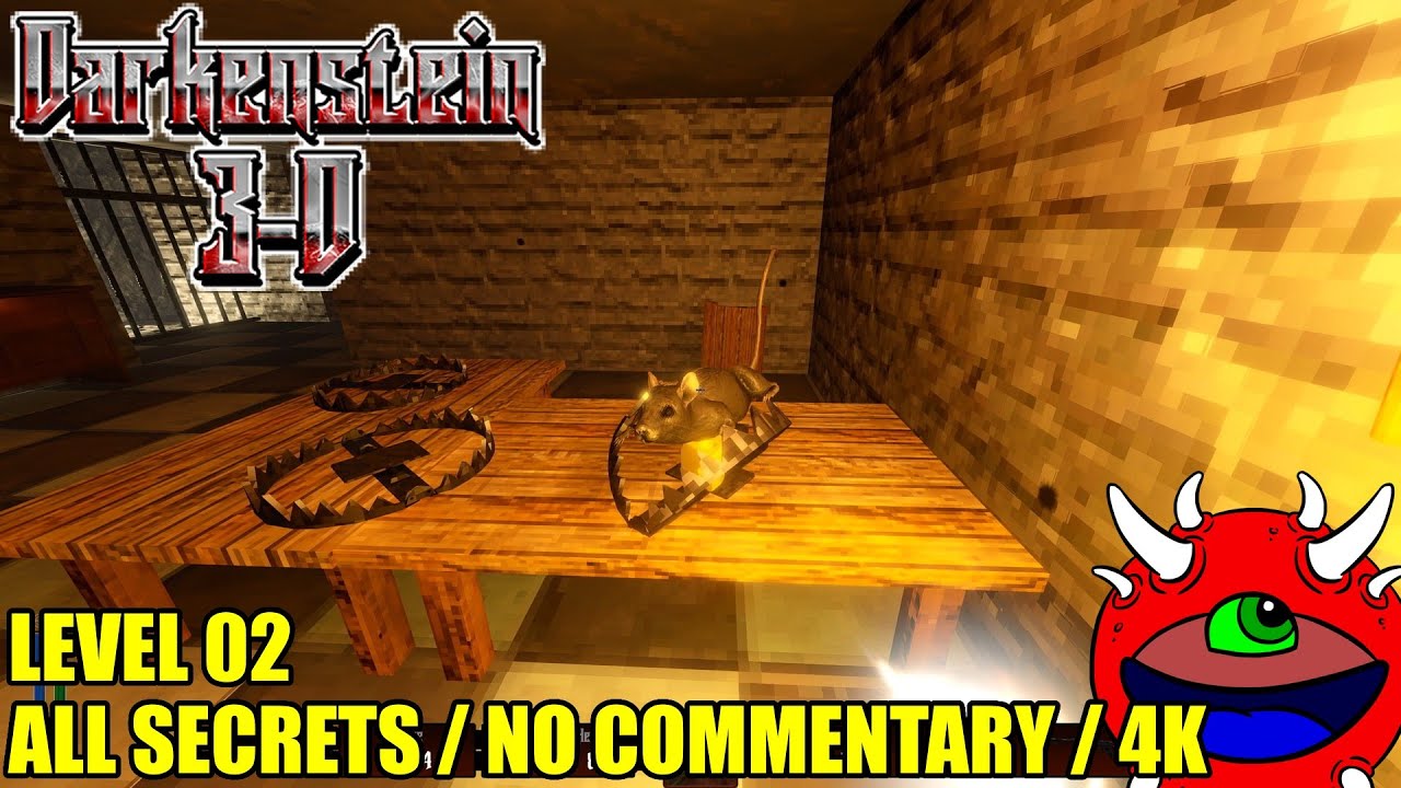 Darkenstein 3D Gameplay - Level 02 - 100% Secrets