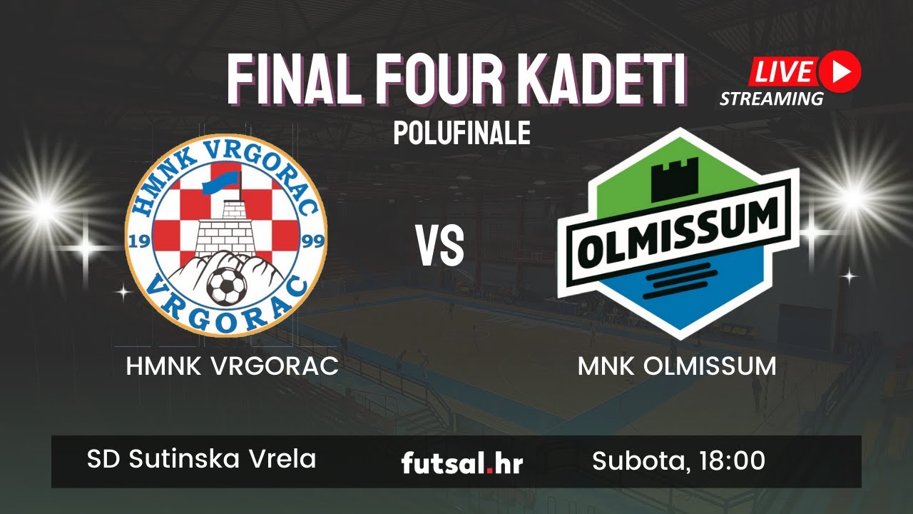 1.HMNL Kadeti polufinale PH | Vrgorac - Olmissum |
