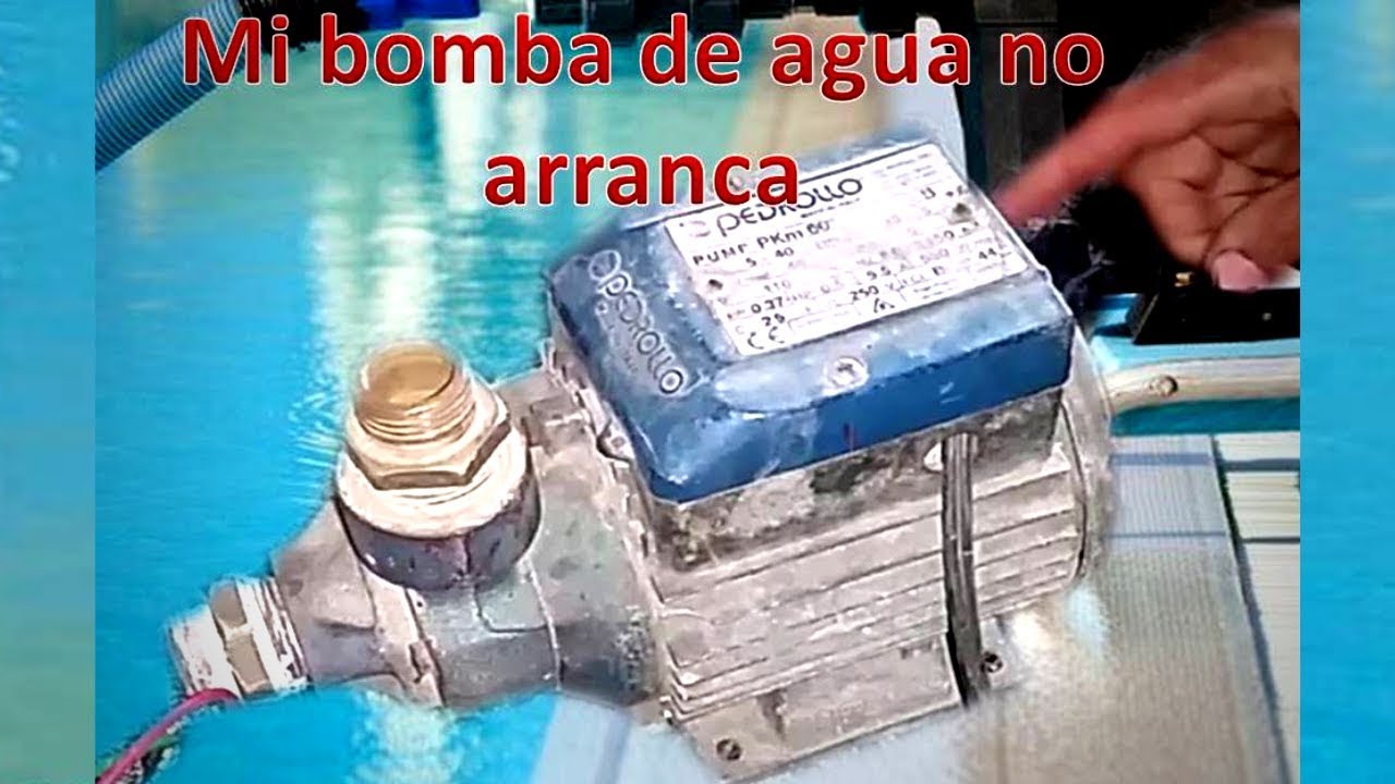 Solución↔Mi bomba de agua no arranca solo zumba